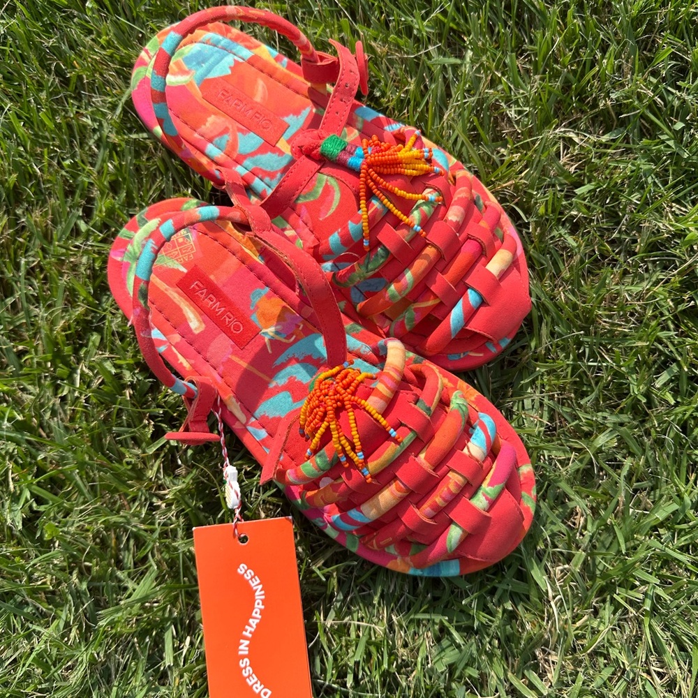 FARM Rio Multicolor Woven Sandals - Picture 2 of 4